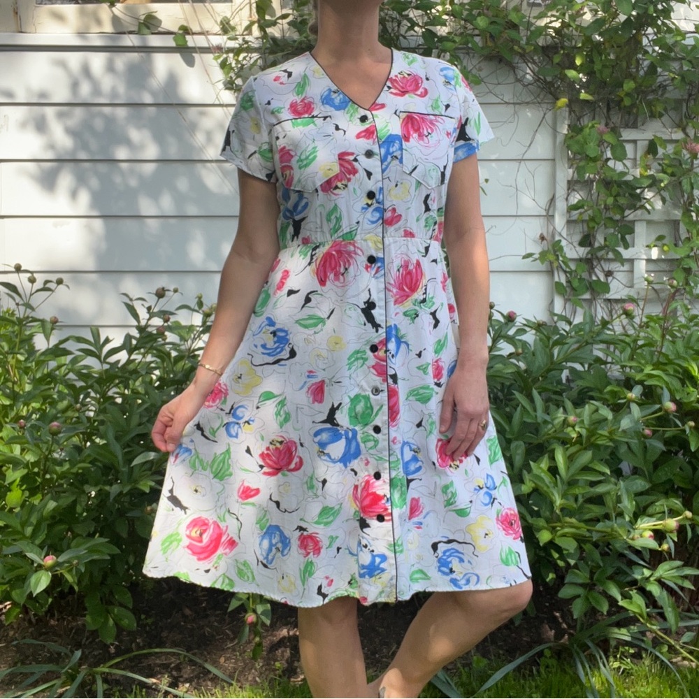 Sweet floral vintage dress